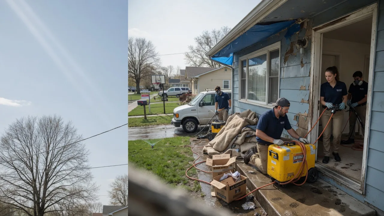 Basement Flood Cleanup in Barberton, OH near me